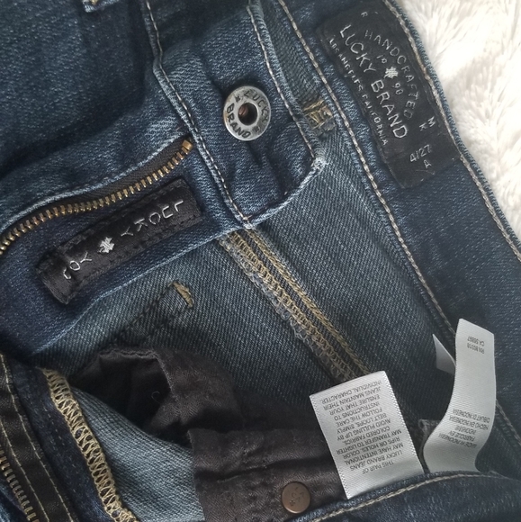 Lucky Brand jeans 4/27 dark wash skinny - Picture 5 of 7